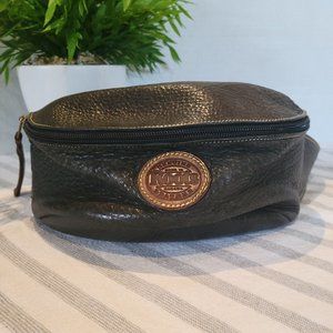 Vintage Roots Leather Fannypack - Dark Brown